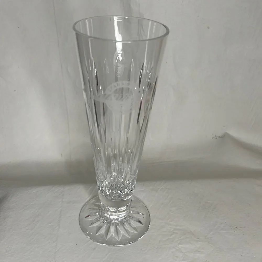 Michelob Beer Glass Championship At Kingsmill Crystal Diamond Cut Starburst Used